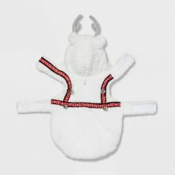 Best deal ✔️ Dog and Cat Hoodie Costume - White Reindeer - Wondershop™ 🥰