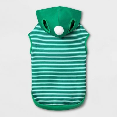 Cheap 🥰 Dog and Cat Hoodie - Green Striped - Wondershop™ ✔️ 1 Cheap 🥰 Dog and Cat Hoodie - Green Striped - Wondershop™ ✔️