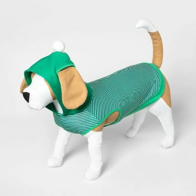 Cheap 🥰 Dog and Cat Hoodie - Green Striped - Wondershop™ ✔️ 3 Cheap 🥰 Dog and Cat Hoodie - Green Striped - Wondershop™ ✔️ - Image 3