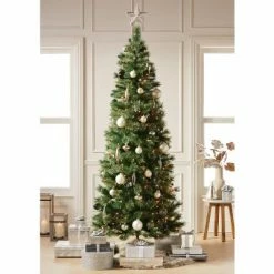 Budget 🔥 7.5' Pre-Lit Slim Virginia Pine Artificial 🎅 Christmas Tree Clear Lights - Wondershop™ ✨ -Wondershop Elegant Shop unnamed file 104