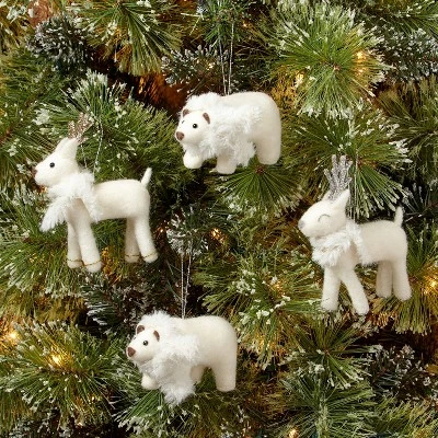 Top 10 ๐ 4ct Boiled Wool Animal ๐
Christmas Tree Ornament Set White - Wondershop™ โ๏ธ 1 Top 10 ๐ 4ct Boiled Wool Animal ๐
Christmas Tree Ornament Set White - Wondershop™ โ๏ธ