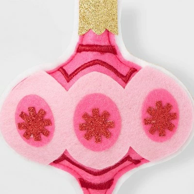 Promo ๐ 4ct Fabric Ornament ๐ Christmas Tree Ornament Set Blue/Pink/Red - Wondershop™ ๐ 2 Promo ๐ 4ct Fabric Ornament ๐ Christmas Tree Ornament Set Blue/Pink/Red - Wondershop™ ๐ - Image 2