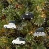 Brand new 🎉 4pk Glitter Car 🎄 Christmas Tree Ornament Set - Wondershop™ 🛒