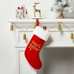 Outlet 𧨠20" 'Happy HoliGays' π Christmas Stocking Red - Wondershop™ β¨