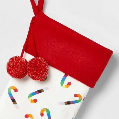Promo π 20" Pride π¬ Candy Cane π Christmas Stocking - Wondershop™ π 2 Promo π 20" Pride π¬ Candy Cane π Christmas Stocking - Wondershop™ π - Image 2