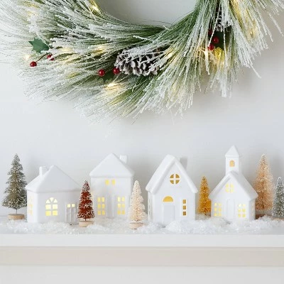 Best reviews of π₯° 10pc Battery Operated Decorative Ceramic Village Kit White with Neutral Trees - Wondershop™ π₯ 1 Best reviews of π₯° 10pc Battery Operated Decorative Ceramic Village Kit White with Neutral Trees - Wondershop™ π₯