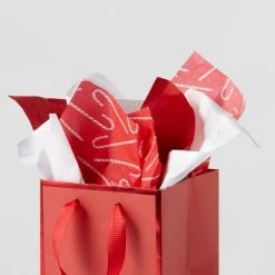 Cheap 🧨 150ct Banded Gift Tissue Paper 🍬 Candy Cane/White - Wondershop™ 🌟