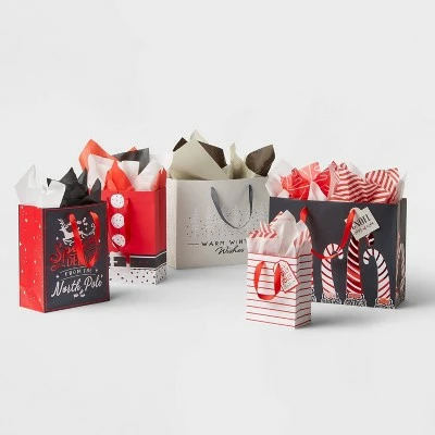 Best deal βοΈ 5ct Assorted Gift Bag Red/White/Silver - Wondershop™ π 1 Best deal βοΈ 5ct Assorted Gift Bag Red/White/Silver - Wondershop™ π