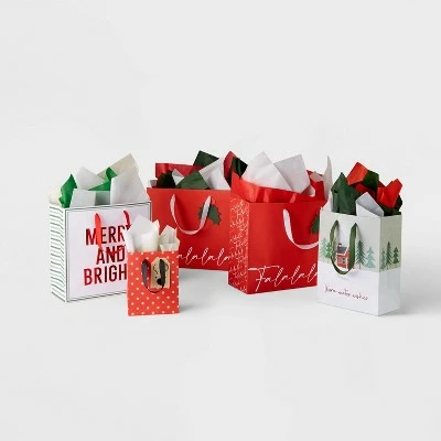 Brand new π 5ct Perfect π Christmas Assorted Gift Bag - Wondershop™ π― 1 Brand new π 5ct Perfect π Christmas Assorted Gift Bag - Wondershop™ π―