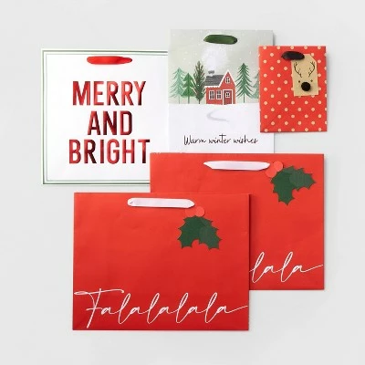 Brand new π 5ct Perfect π Christmas Assorted Gift Bag - Wondershop™ π― 2 Brand new π 5ct Perfect π Christmas Assorted Gift Bag - Wondershop™ π― - Image 2