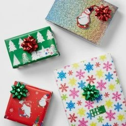 Cheap βοΈ 80 sq ft Gift Wrap Pack Brights - Wondershop™ π―