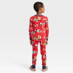 New 😀 Kids' Holiday Gnomes Print Matching Family Pajama Set - Wondershop™ Red 😀
