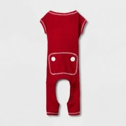 Outlet 🥰 Dog and Cat Union Suit Pajama - Red - Wondershop™ 👏