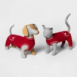 Outlet 🥰 Dog and Cat Union Suit Pajama - Red - Wondershop™ 👏 -Wondershop Elegant Shop unnamed file 1217