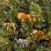 Deals ✨ 4ct Faux Fur Animal 🎄 Christmas Tree Ornament Set Lion/Tiger/Elephant/Leopard - Wondershop™ 😀