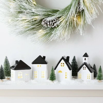 Top 10 π€© 10pc Battery Operated Decorative Ceramic Village Kit White/Black with Green Trees - Wondershop™ π 1 Top 10 π€© 10pc Battery Operated Decorative Ceramic Village Kit White/Black with Green Trees - Wondershop™ π