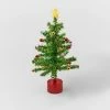 Best Sale 💯 21" Battery Operated Rotating Tinsel ❄ Christmas Tree Green - Wondershop™ 💯