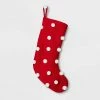 Best deal 😍 Puckered Pompom 🔔 Christmas Stocking - Wondershop™ 😀