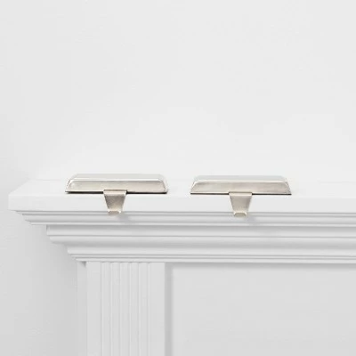 Best Sale 🛒 2pk Basic Stocking Holder - Wondershop™ Black 👏 4 Best Sale 🛒 2pk Basic Stocking Holder - Wondershop™ Black 👏 - Image 4