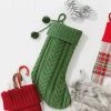 Brand new 👏 Cable Knit 🔔 Christmas Stocking Green - Wondershop™ 🔔