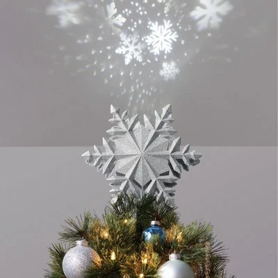 New π― 10in 4 Led Light Glitter Snowflake Silver - Wondershop™ β€οΈ 2 New π― 10in 4 Led Light Glitter Snowflake Silver - Wondershop™ β€οΈ - Image 2