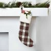 Wholesale ❤️ Plaid ❄ Christmas Stocking White - Wondershop™ 🤩