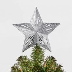 Wholesale 𧨠10" 3 LED Light Star Tree Topper Silver - Wondershop™ π
