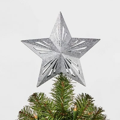 Wholesale 𧨠10" 3 LED Light Star Tree Topper Silver - Wondershop™ π 1 Wholesale 𧨠10" 3 LED Light Star Tree Topper Silver - Wondershop™ π