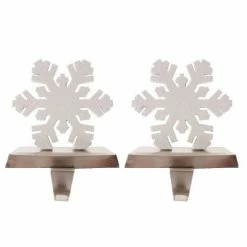 Cheapest 💯 2ct Glitter Snowflake 🎄 Christmas Stocking Holders - Wondershop™ ❤️