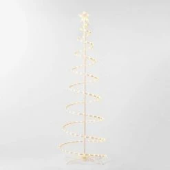 Coupon 🎁 6' Incandescent Spiral Tree Novelty Sculpture Light - Wondershop™ Clear 🌟