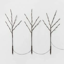 Brand new 🧨 3ct LED Artificial Birch Twig Stake Lights Warm White - Wondershop™ 🛒 -Wondershop Elegant Shop unnamed file 206