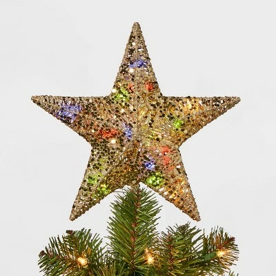 Hot Sale 😀 10in LED Lit Sequin Wrapped Star Tree Topper - Wondershop™ Silver ✨ 2 Hot Sale 😀 10in LED Lit Sequin Wrapped Star Tree Topper - Wondershop™ Silver ✨ - Image 2