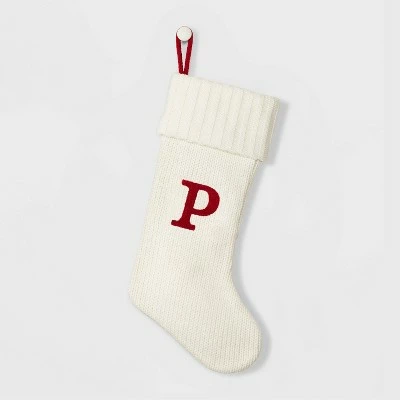 Budget 😀 Knit Monogram 🎁 Christmas Stocking White - Wondershop™ ✨ 18 Budget 😀 Knit Monogram 🎁 Christmas Stocking White - Wondershop™ ✨ - Image 18