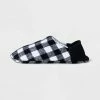 Brand new 😉 Adult Buffalo Check Plaid Fleece Lined Pull-On Slipper 🧦 Socks with Huggable Heel & Grippers - Wondershop™ Black/White 😀