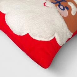 Best Sale ✔️ Santa Shaped 🎄 Christmas Throw Pillow Red - Wondershop™ 👏 -Wondershop Elegant Shop unnamed file 260