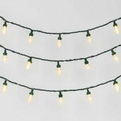 Wondershop Elegant Shop 31 Top 10 🎁 35ct LED Faceted Flame-Tip String Lights with Green Wire - Wondershop™ Red/green/white 😉