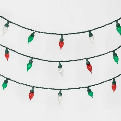 Top 10 🎁 35ct LED Faceted Flame-Tip String Lights with Green Wire - Wondershop™ Red/green/white 😉 4 Top 10 🎁 35ct LED Faceted Flame-Tip String Lights with Green Wire - Wondershop™ Red/green/white 😉 - Image 4