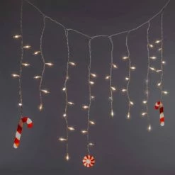 Best Pirce ⌛ 150ct Incandescent Icicle Lights with Novelty Accent Clear with White Wire - Wondershop™ White Rattan Star 🎉 -Wondershop Elegant Shop unnamed file 279