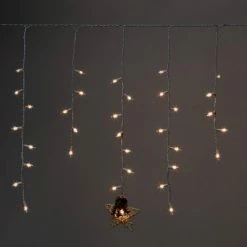 Best Pirce ⌛ 150ct Incandescent Icicle Lights with Novelty Accent Clear with White Wire - Wondershop™ White Rattan Star 🎉 -Wondershop Elegant Shop unnamed file 281