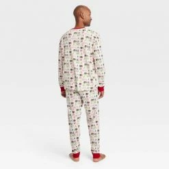 Wondershop Elegant Shop 29 Buy 🔥 Men's Holiday Joyful Print Matching Family Pajama Set - Wondershop™ Cream 🥰