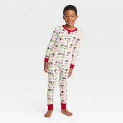 Best reviews of 🥰 Kids' Holiday Joyful Print Matching Family Pajama Set - Wondershop™ White ⌛ -Wondershop Elegant Shop unnamed file 306
