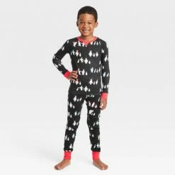 Coupon 😉 Kids' Holiday Penguins Print Matching Family Pajama Set - Wondershop™ Black 🔔 -Wondershop Elegant Shop unnamed file 313