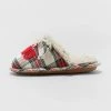 Best Sale 🤩 Boys' Nino Oso Plaid Slide Holiday Slippers - Wondershop™ Multicolor 🌟