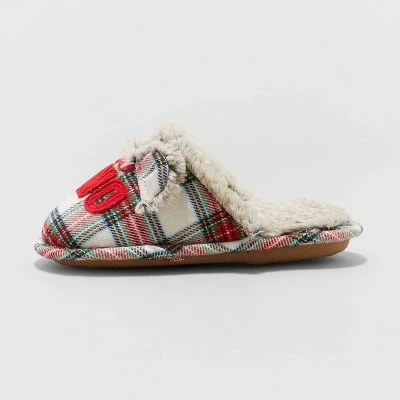 Best Sale 🤩 Boys' Nino Oso Plaid Slide Holiday Slippers - Wondershop™ Multicolor 🌟 1 Best Sale 🤩 Boys' Nino Oso Plaid Slide Holiday Slippers - Wondershop™ Multicolor 🌟