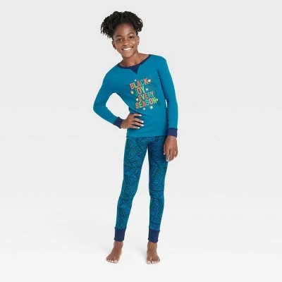 Flash Sale 🛒 Kids' Joy Print Matching Family Pajama Set - Wondershop™ Blue 🤩 7 Flash Sale 🛒 Kids' Joy Print Matching Family Pajama Set - Wondershop™ Blue 🤩 - Image 7