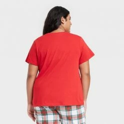 Deals 🤩 Women's Holiday Feliz Navidad Matching Family Pajama T-Shirt - Wondershop™ Red 🔔