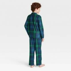 Best reviews of โญ Kids' Holiday Tartan Plaid Flannel Matching Family Pajama Set - Wondershopโข Blue โ