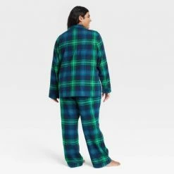 Wholesale π Women's Holiday Tartan Plaid Flannel Matching Family Pajama Set - Wondershopβ’ Navy Blue π₯