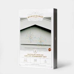 Flash Sale ✔️ 2pk 🎄 Christmas LED Starburst Novelty 140 Lights Multicolor - Wondershop™ 👏