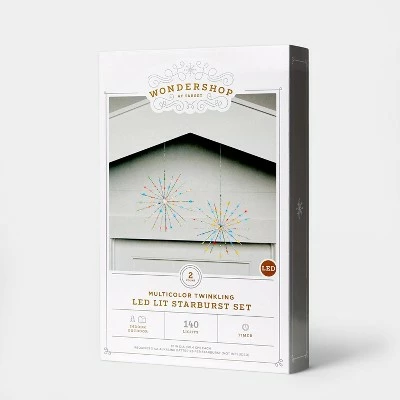 Flash Sale βοΈ 2pk π Christmas LED Starburst Novelty 140 Lights Multicolor - Wondershop™ π 1 Flash Sale βοΈ 2pk π Christmas LED Starburst Novelty 140 Lights Multicolor - Wondershop™ π